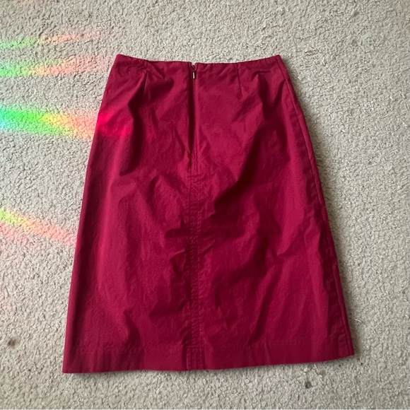 Red Pencil Skirt - Picture 2 of 5